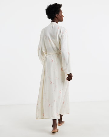 Celestial Linen Maxi Dressing Gown