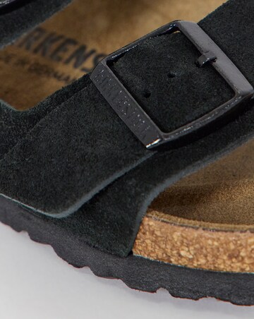 Birkenstock Classic Suede Arizona Sandals - Black