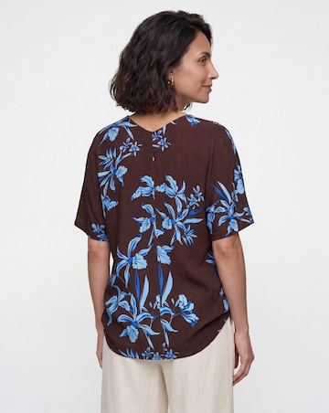 Printed Crinkle Tunic