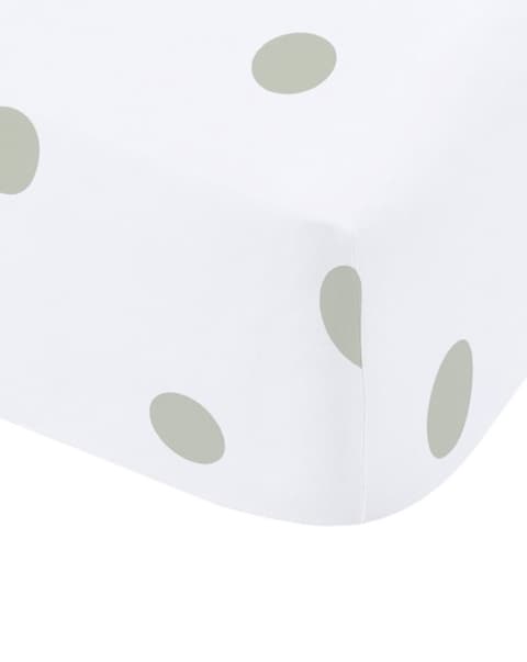 Catherine Lansfield Brushed Polka Dot Fitted Sheet
