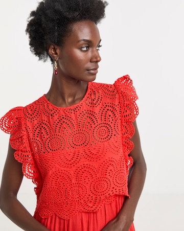 Broderie 2 - in - 1 Maxi Dress