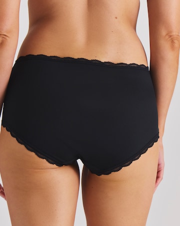 Pretty Secrets (3 Pack) Rib Micro Lace Trim Shorts