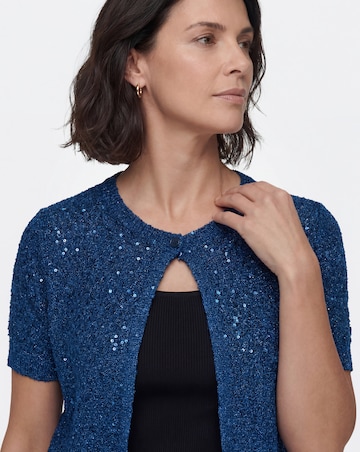 Sequin Knitted Cardigan