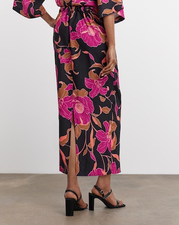 Joanna Hope Printed Crepe Skirt
