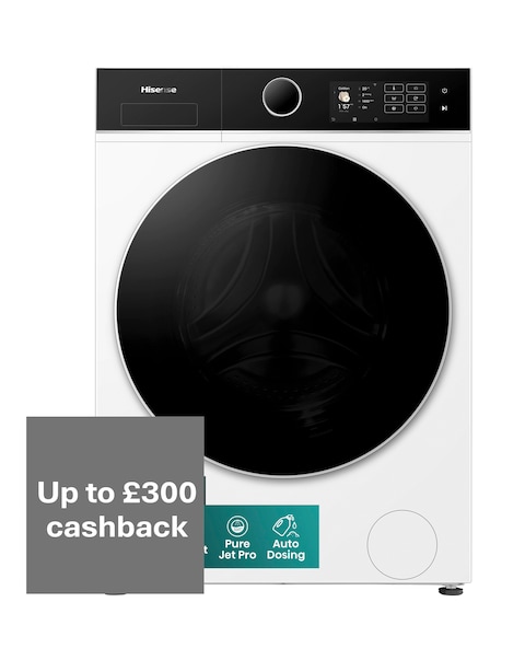Hisense KitchenFit 5i Series WF5I1245BWR 12kg Washing Machine - White