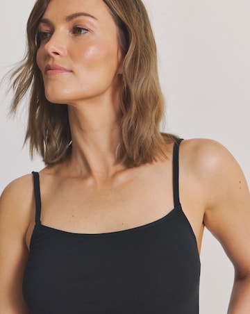 Pretty Secrets (3 Pack) Cotton Vests Black/White/Blush