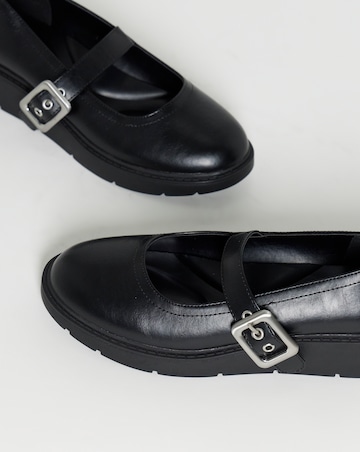 Dominga Buckle Mary Jane Shoes - Wide Fit (E)