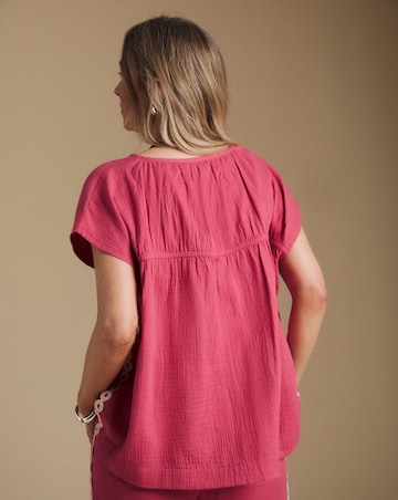 Julipa Cheesecloth Cotton Blouse