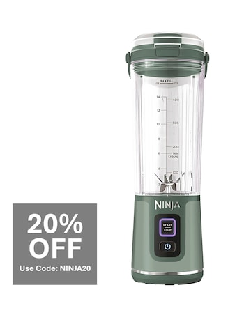 Ninja Blast Cordless Portable Blender Forest Green BC151UKEM