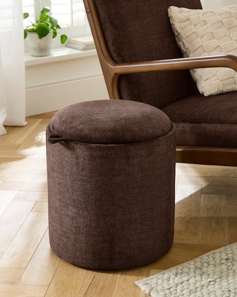Ellen Tray Lid Storage Footstool