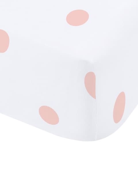 Catherine Lansfield Brushed Polka Dot Fitted Sheet