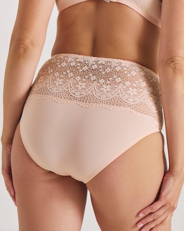 Pretty Secrets (2 Pack) Lottie Lace Full Brief Knickers Navy/Blush