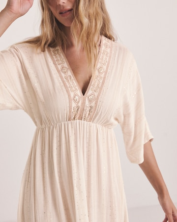 MAGISCULPT Lurex Maxi Beach Kaftan