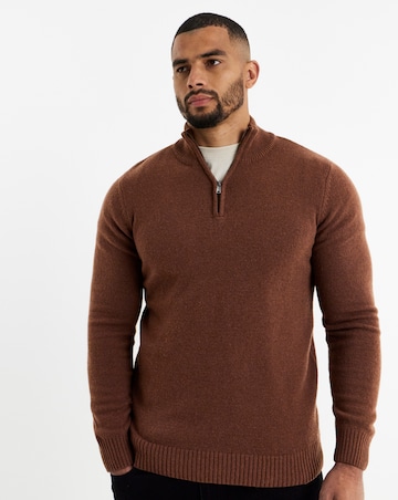 Lambswool 1/4 Zip Jumper