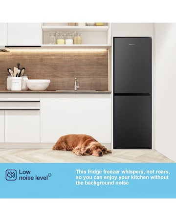 Fridgemaster MC55240EB 174cm 50/50 Fridge Freezer Black