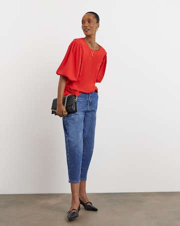 Joanna Hope Puff Sleeve Blouse