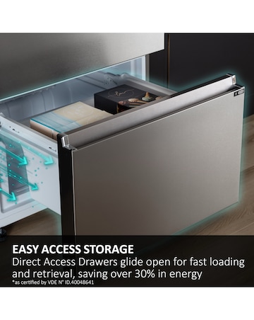HaierFD70 S3 HFR3718ENPT Fridge Freezer