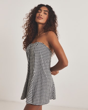 MAGISCULPT Gingham 360 Degree Shaping Swimdress