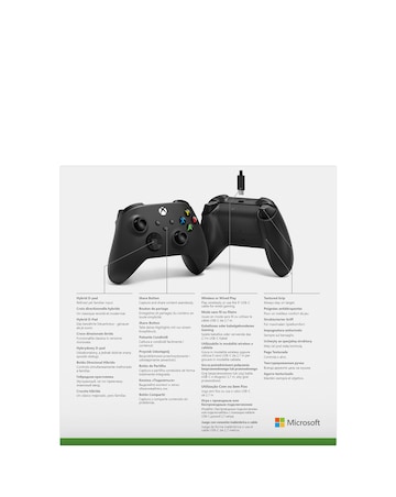 Xbox Wireless Controller with USB-C Cable - Carbon Black