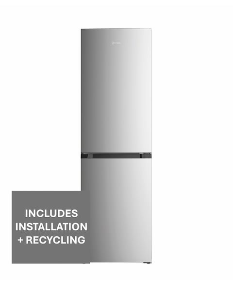 Indesit INKS 3251 S4UK Low Frost 60/40 Fridge Freezer - Silver + Installation