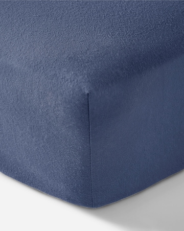 Pure Cotton Cosy Brushed 38cm Extra Deep Fitted Sheet