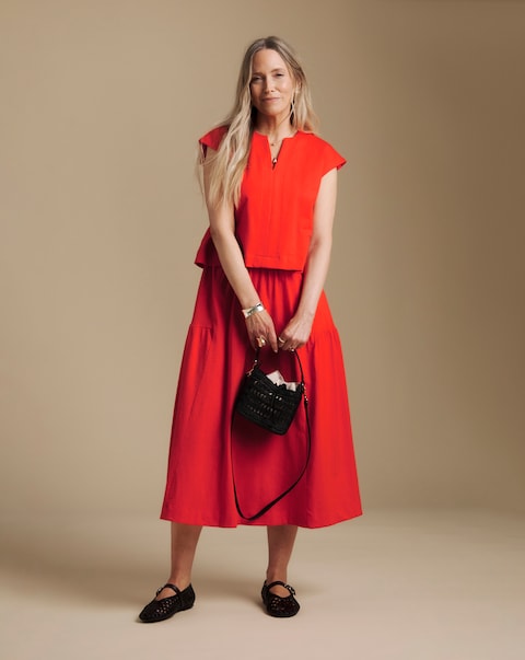 Julipa 2 in 1 Jersey Midi Dress