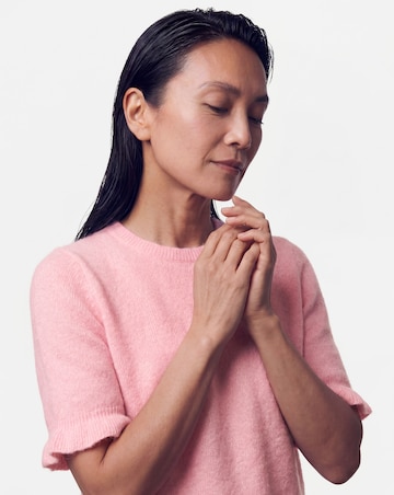 Frill Knit Short Sleeve Jumper