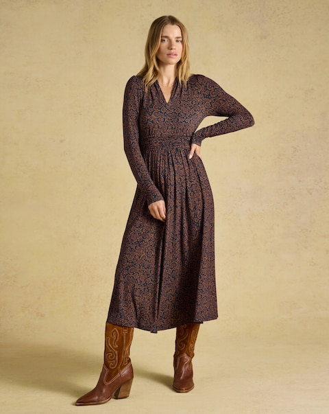 Joules Long Sleeve Short Mina Dress