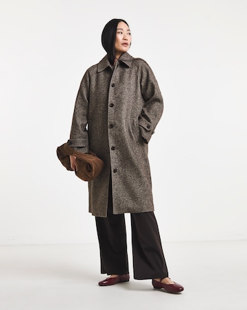 JDY Herringbone Long Coat