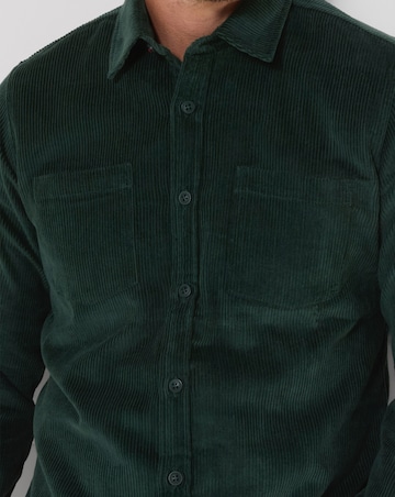Joe Browns Cool in Cord Overshirt - Olive