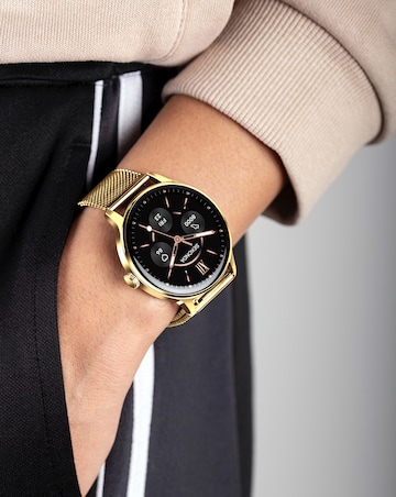 Sekonda Flex Plus Smart Watch - Gold Stainless Steel Mesh