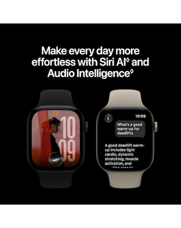 Apple Watch Series 12 GPS + Cellular 46mm - Black Aluminium/Black Sport - M/L