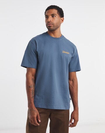 Dickies Short Sleeve Wellsville Back Graphic T-Shirt - Retro Inidgo