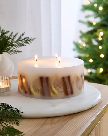 Classic Elegance Orange & Cinnamon Large Inclusion Candle