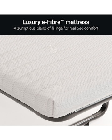 Jay-Be Brushed Twill Footstool Bed with Comfort Mattress