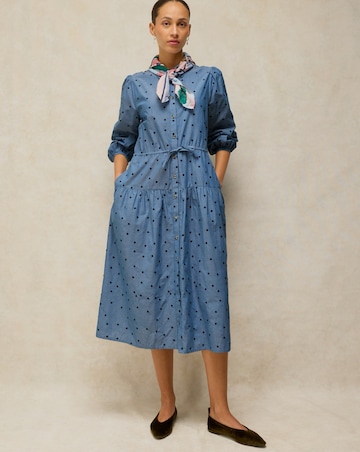 WHITE STUFF ELSIE EMBROIDERED DRESS