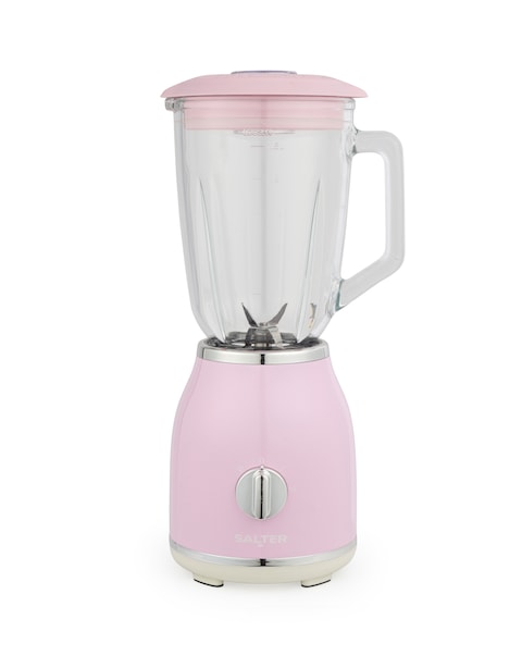 Salter Retro Glass Jug Blender - Pink