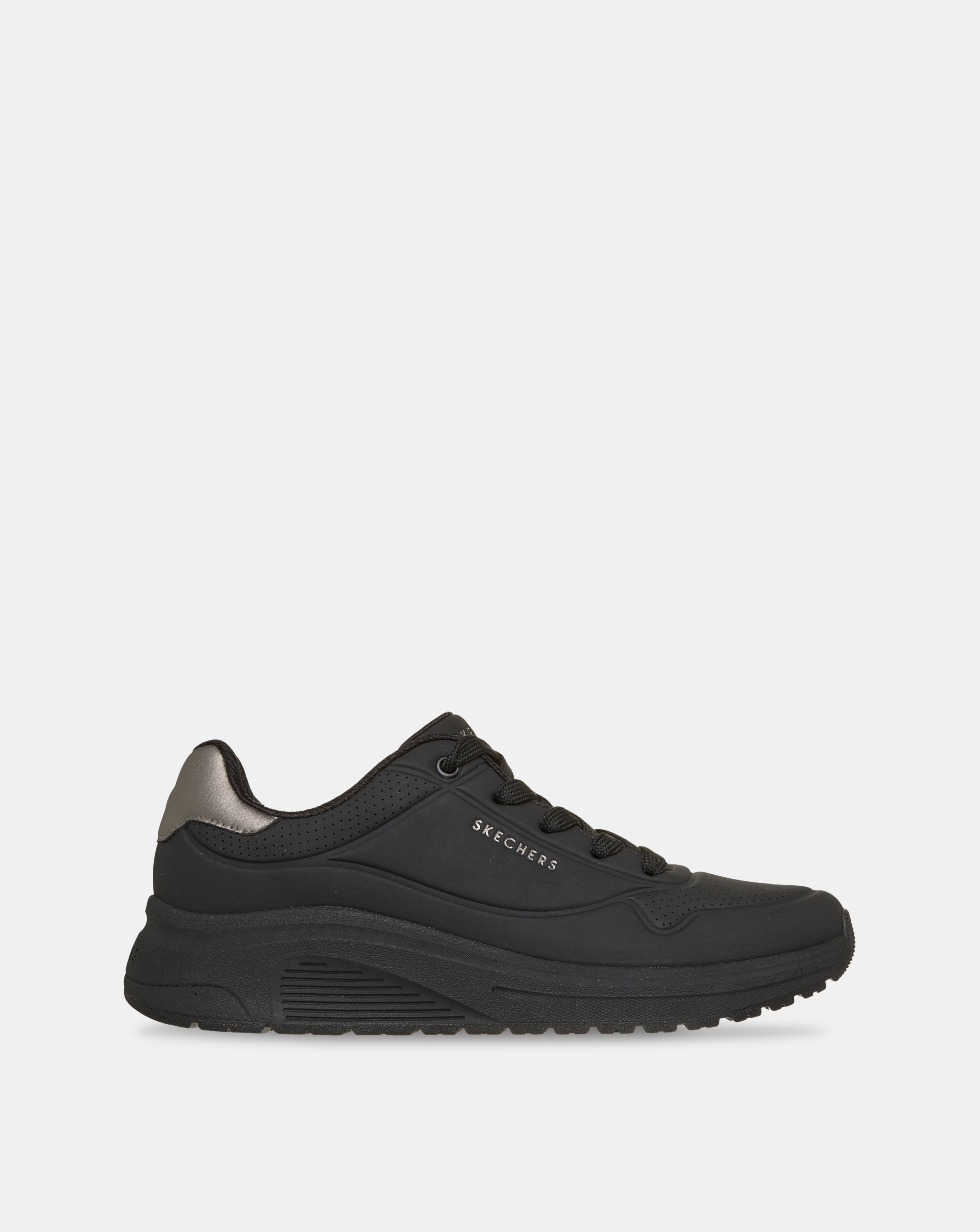 Skechers Black Arch Fit Arcade Meet Ya There Slip-On Trainers