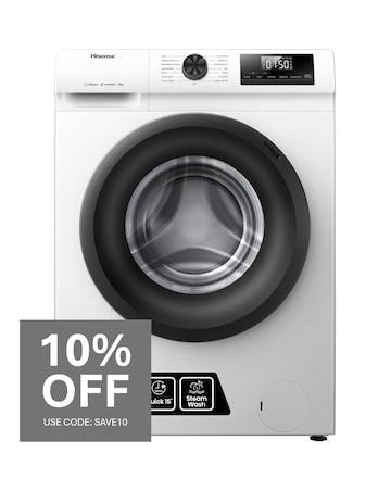 Hisense WF1Q8041BW 1 Series 8kg 1400 Spin Washing Machine - White