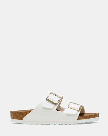 Birkenstock Arizona White Patent Sandals - Standard Fit (D)