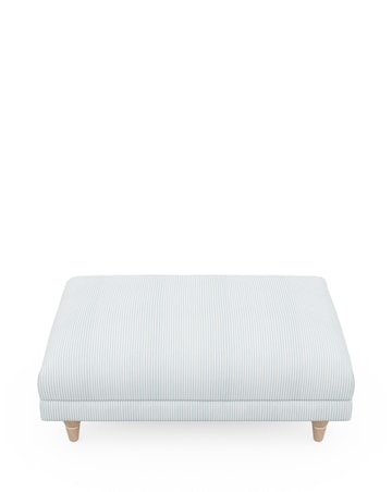 Lily Stripe Footstool