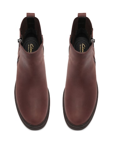 Clarks Leather Orinoco3 Chelsea Boot - Wide Fit (E)