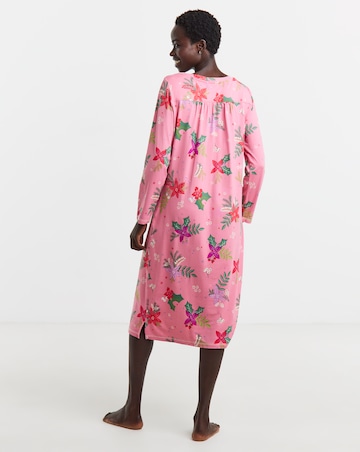 Julipa Value Supersoft Floral Print Long Sleeve Nightie
