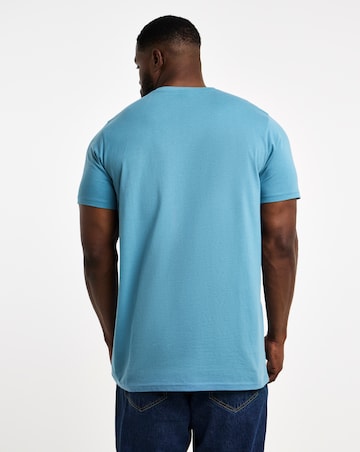 5 Pack Crew Neck T-Shirts Extra Long