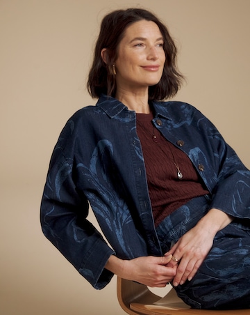 Julipa Printed Denim Jacket