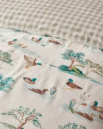 Catherine Lansfield Brushed Mallards Duvet Cover Set