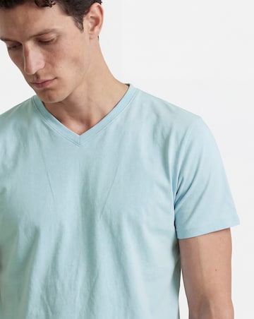 5 Pack V Neck T-Shirts Long - Multi