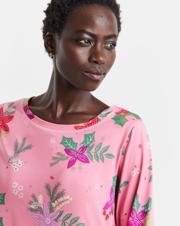 Julipa Value Supersoft Floral Print Long Sleeve Nightie