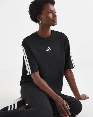 adidas Essentials 3 Stripes Boyfriend T-Shirt