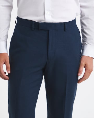 Regular Fit Linen Blend Trouser